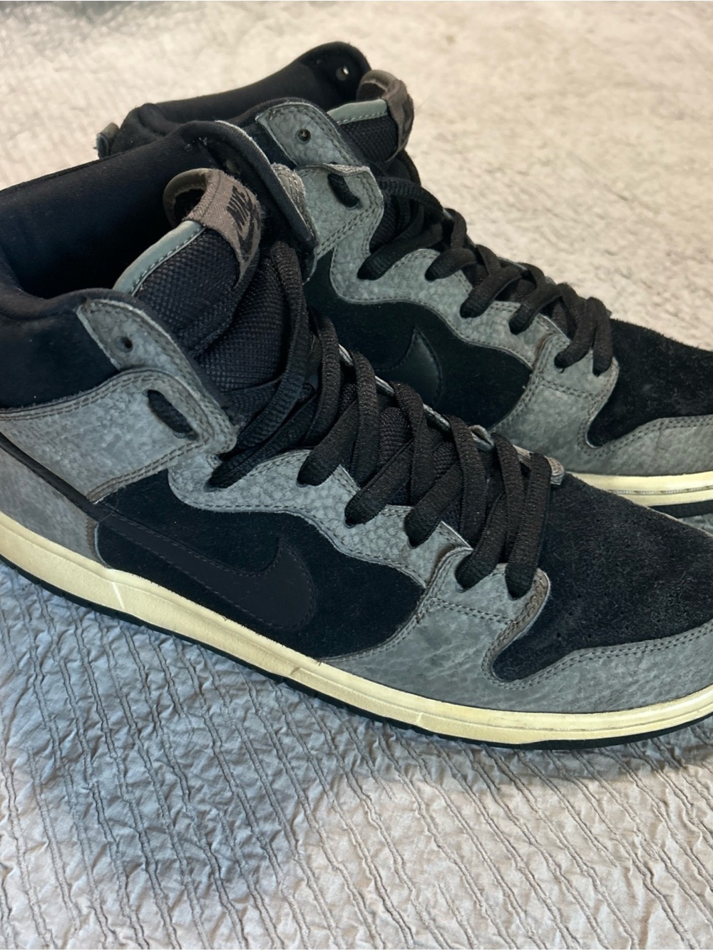 Nike SB Dunk High Clay Black White 305050-204 Men’s Size 11.5 No Box — RARE